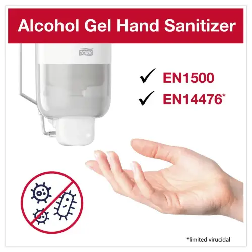 Gel hydroalcoolique pour les mains S1/S11 - TORK photo du produit