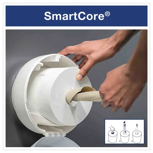 Mini-distributeur pour papier toilette Tork SmartOne - TORK photo du produit