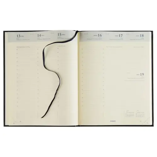 Agenda semainier  Concorde - 21x27cm - Noir - Janvier &agrave; d&eacute;cembre - BREPOLS photo du produit