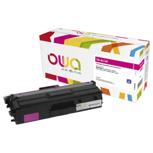 Toner éq. Brother TN-421M - Magenta - OWA photo du produit
