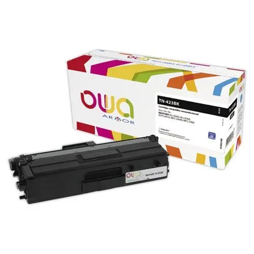 Toner &eacute;q. Brother TN-423BK - Haute capacit&eacute; - Noir - OWA photo du produit