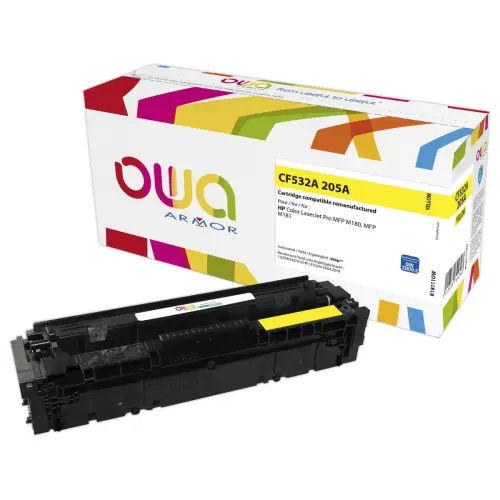 Toner éq. HP 205A - Jaune - OWA photo du produit