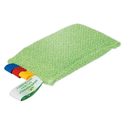 ÉPonge microfibre abrasive 9x15 verte photo du produit