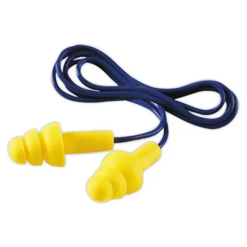 Boite de 50 Bouchons d'oreilles Ultra fit jaune/bleu photo du produit