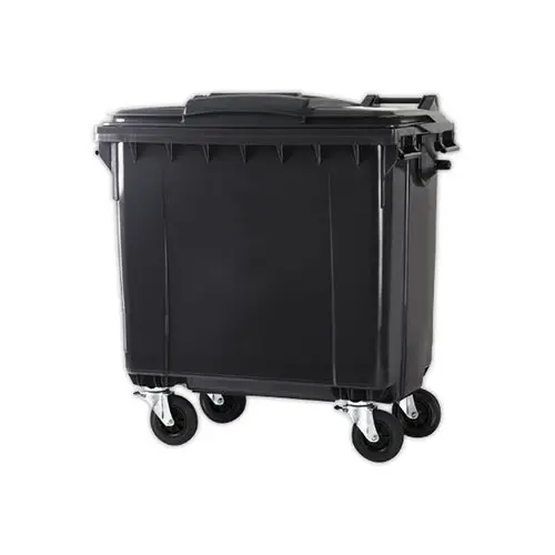 Conteneur 4 roulettes avec couvercle - 770 litres - CITEC ENVIRONNEMENT photo du produit