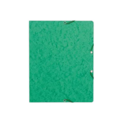 10 Chemises à élastiques sans rabats - carte 360g - Vert - EXACOMPTA photo du produit