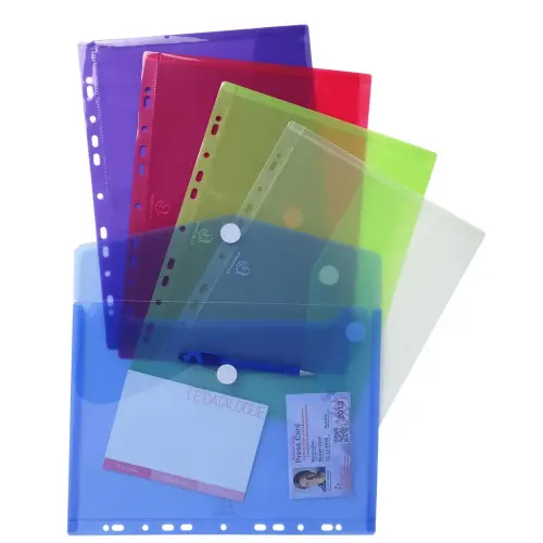 5 Enveloppes perforées - 24 x 31,5 cm - Exacompta photo du produit