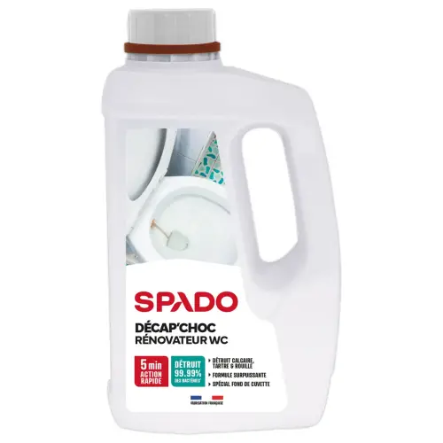 Flacon 1 litre de Décap' choc rénovateur WC SPADO photo du produit