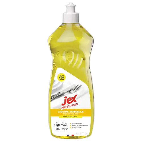 Liquide vaisselle et mains - 1L - Citron - JEX photo du produit