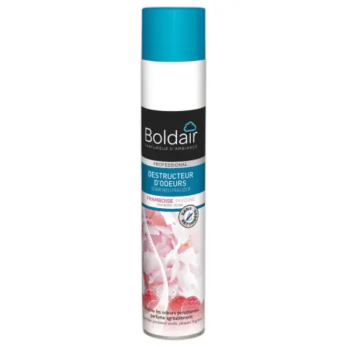 Désodorisant destructeur d'odeurs persistantes Boldair 500ml framboise photo du produit