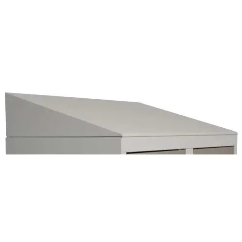 Coiffe inclin&eacute;e pour vestiaire L.80cm,coloris gris photo du produit