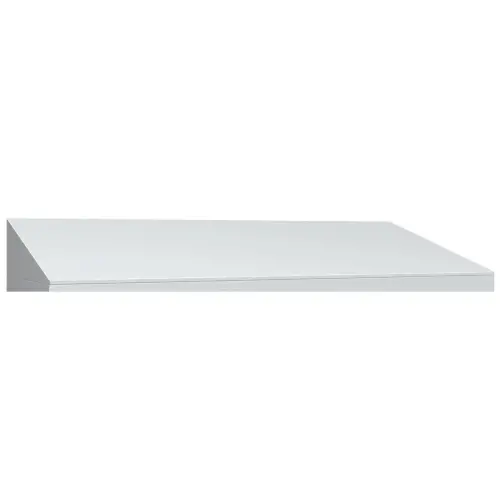 Coiffe inclinée pour vestiaire L.120cm, coloris gris photo du produit