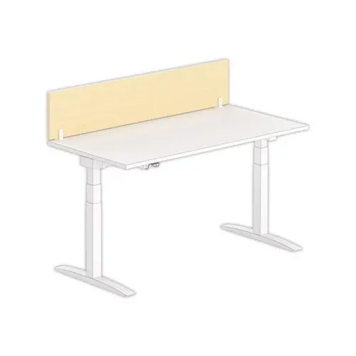 Cloisonnette pour bureau L. 160 hêtre/blanc photo du produit