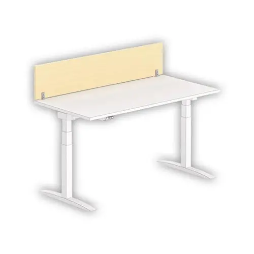 Cloisonnette pour bureau L. 160 h&ecirc;tre/alu photo du produit