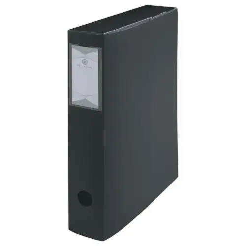 Boîte de classement en polypropylène opaque - Dos 6 cm - noir - Fiducial photo du produit