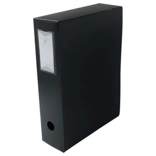 Boîte de classement polypropylène - Dos 8 cm - noir - Fiducial photo du produit