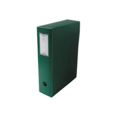 Boîte de classement en polypropylène opaque- Dos 8 cm - vert - Fiducial photo du produit