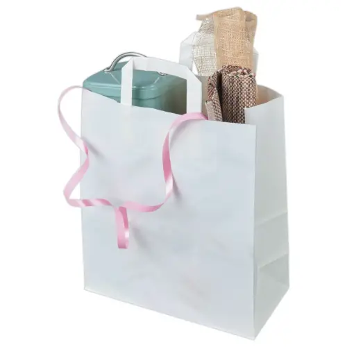 250 Sacs kraft blanc fond 110 x 220 (DL) xH 280 mm OK contact alim photo du produit