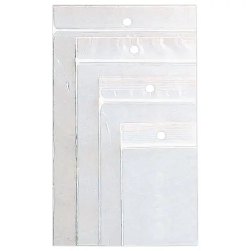 1000 Sachets plastique transparents 60 x 80mm photo du produit