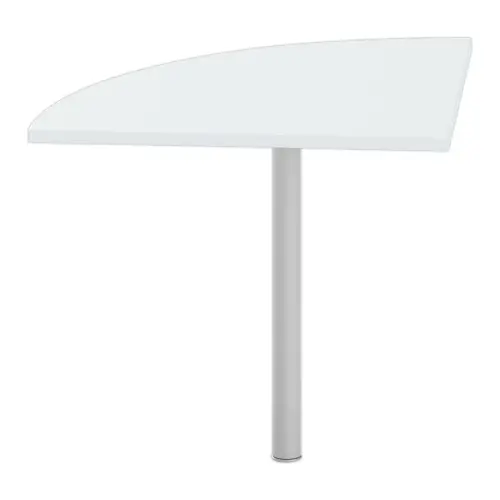 Angle liaison bureau 1 pied gris/alu photo du produit