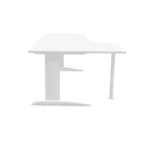 Bureau BUENOS AIRES compact retour à blanc/blanc, L180 photo du produit