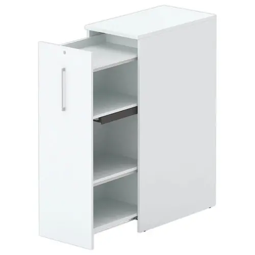 Armoire Orga tower ouverture &agrave; gauche H1300 gris photo du produit