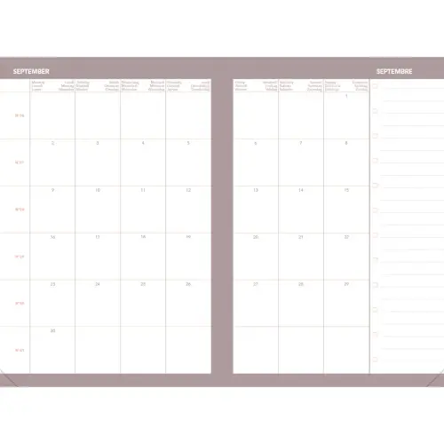 Agenda semainier AFFAIRES COLOR ML Ella - 10x15 cm - Beige - Décembre à décembre - QUO VADIS photo du produit