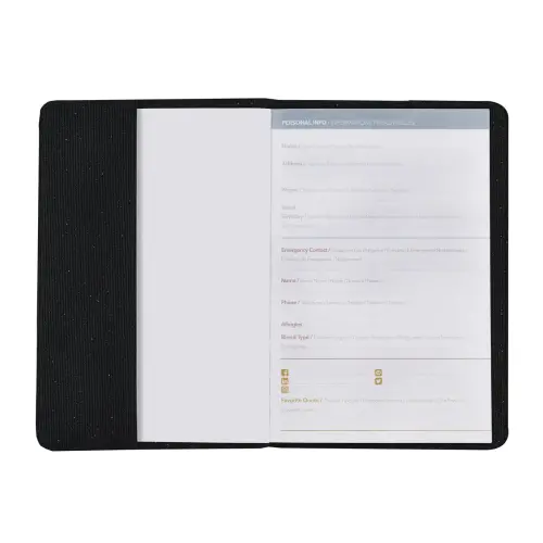 Agenda semainier MINISTRE COLOR ML Ella - 16x24 cm - Noir- D&eacute;cembre &agrave; d&eacute;cembre - QUO VADIS photo du produit