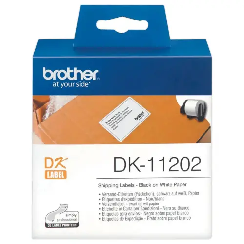 Rouleau d'&eacute;tiquettes QL Brother 62x100mm 300 &eacute;tiquettes DK11202 photo du produit