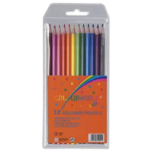 Etui de 12 crayons couleur économiques photo du produit