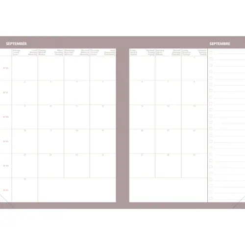 Agenda journalier DAILY 21 COLOR ML Pastel - 15x21 cm - Orange - Janvier à décembre - QUO VADIS photo du produit