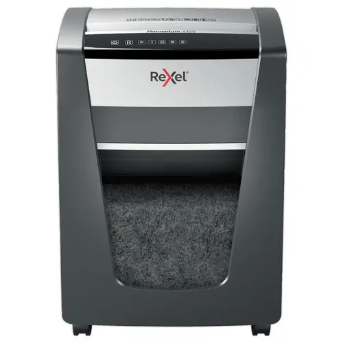 Destructeur manuel Rexel Momentum X420 - Coupe Croisée - 30L - REXEL photo du produit