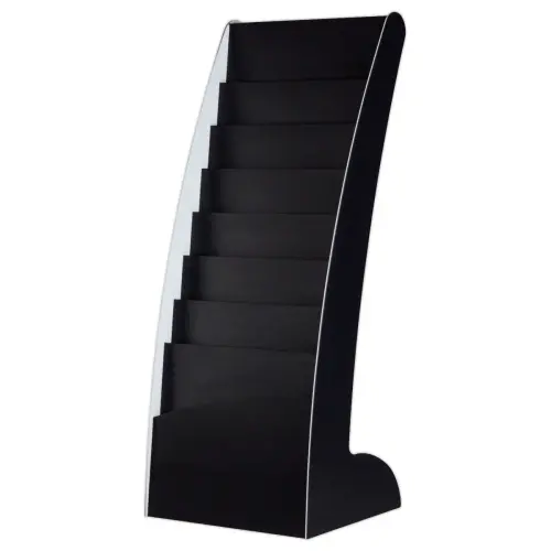 Présentoir de sol courbo 8 cases photo du produit