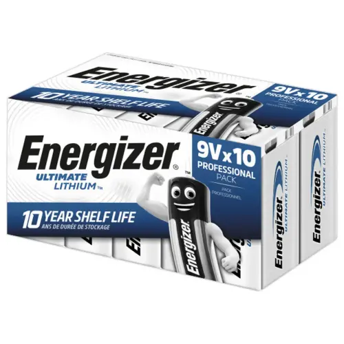 10 Piles lithium Ultimate DP10 - 9V - Energizer photo du produit