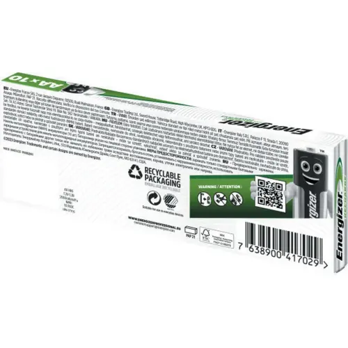 10 Piles rechargeables PowerPlus - LR06 (AA) - Energizer photo du produit