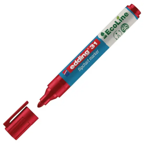 Marqueur permanent Ecoline - E31 - rouge - Edding photo du produit