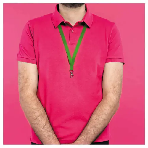 10 Lacets textiles avec mousqueton vert - Avery photo du produit