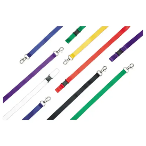 10 Lacets textiles avec mousqueton vert - Avery photo du produit