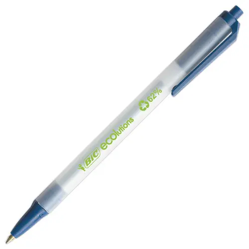 50 Stylos bille rétractables Click Stic Ecolutions - bleu - BIC photo du produit