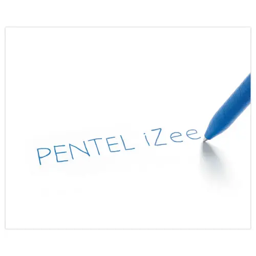 Stylo bille r&eacute;tractable  - &eacute;criture large - bleu - Pentel photo du produit
