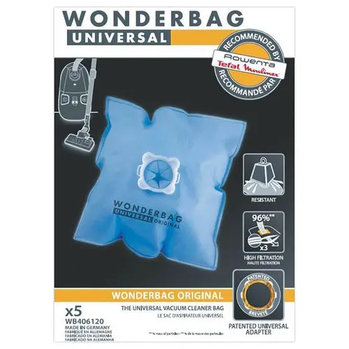 5 sacs d'aspirateurs universels - Haute filtration - ROWENTA photo du produit