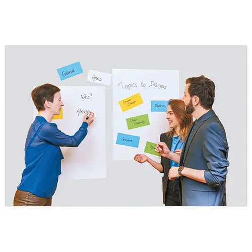 Rouleau 25 feuilles électrostatiques Magic Chart - Version tableau blanc - 60 x 80 cm - LEGAMASTER photo du produit