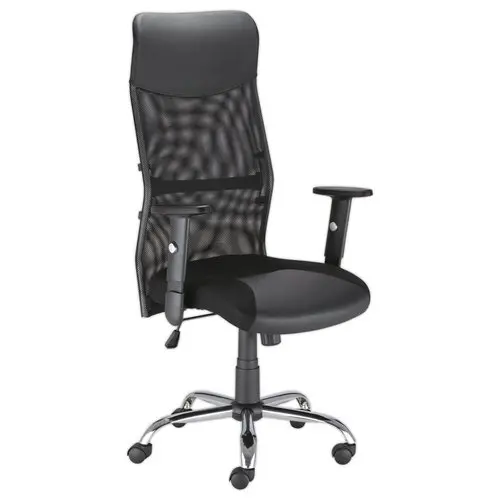 Si&egrave;ge manager HIT - R&eacute;sille et simili cuir - Mont&eacute; photo du produit