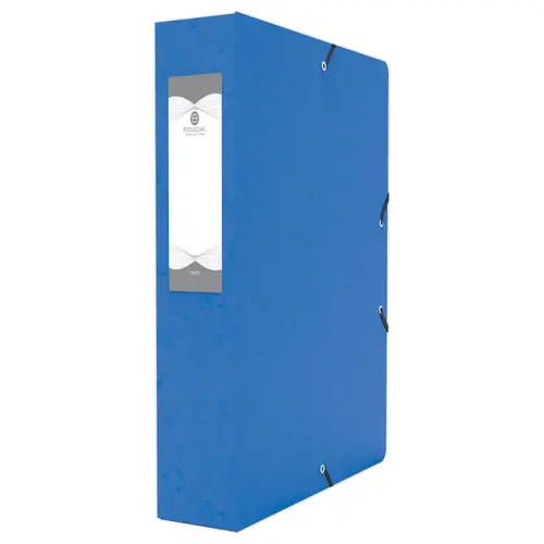 Boîte de classement - 24x32 - Dos 60 mm - bleu - FIDUCIAL photo du produit