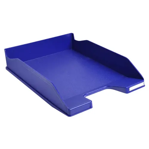Corbeille à courrier COMBO - 6,5 cm - Bleu - Exacompta photo du produit