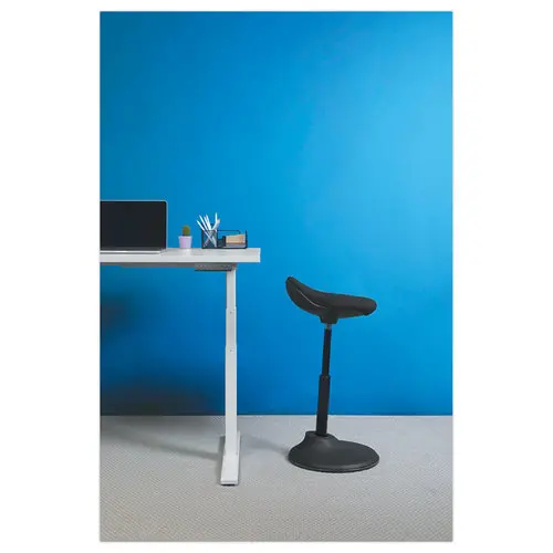 Tabouret ergonomique à bascule Flexy monté - Noir photo du produit