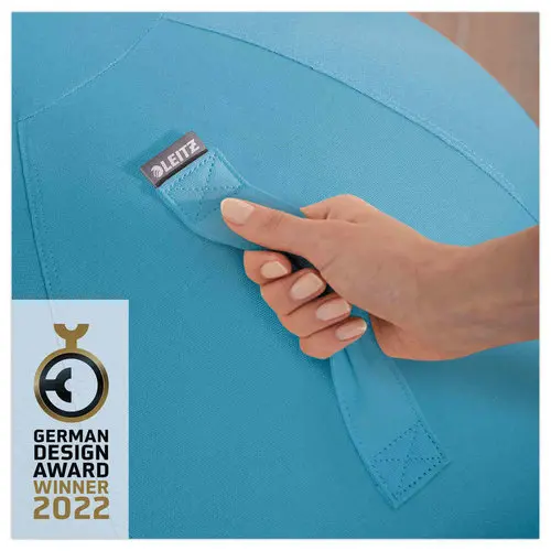 Ballon assise ergonomique Ergo Cosy Active - Diam&egrave;tre 65 cm - Bleu - LEITZ photo du produit
