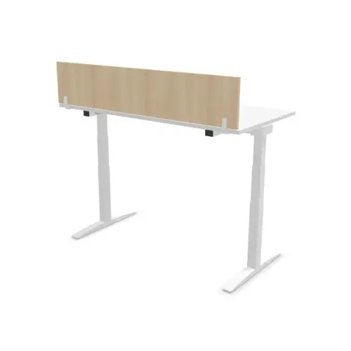 Cloisonnette pour bureau L. 160 acaciaclair/blanc photo du produit