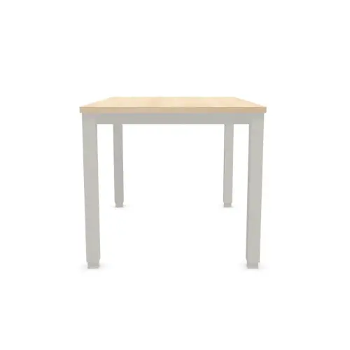 Bureau BRUXELLES 120 x 80 acacia - pieds  aluminium photo du produit