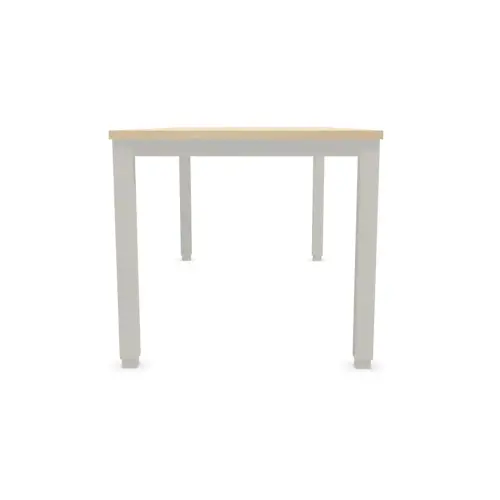 Bureau BRUXELLES 180 x 80 acacia - pieds aluminium photo du produit